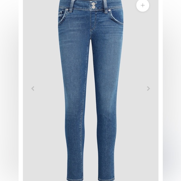 HUDSON 28 Collin Mid-Rise Skinny Jeans in Wonderwall, great pre loved condition - Picture 2 of 10